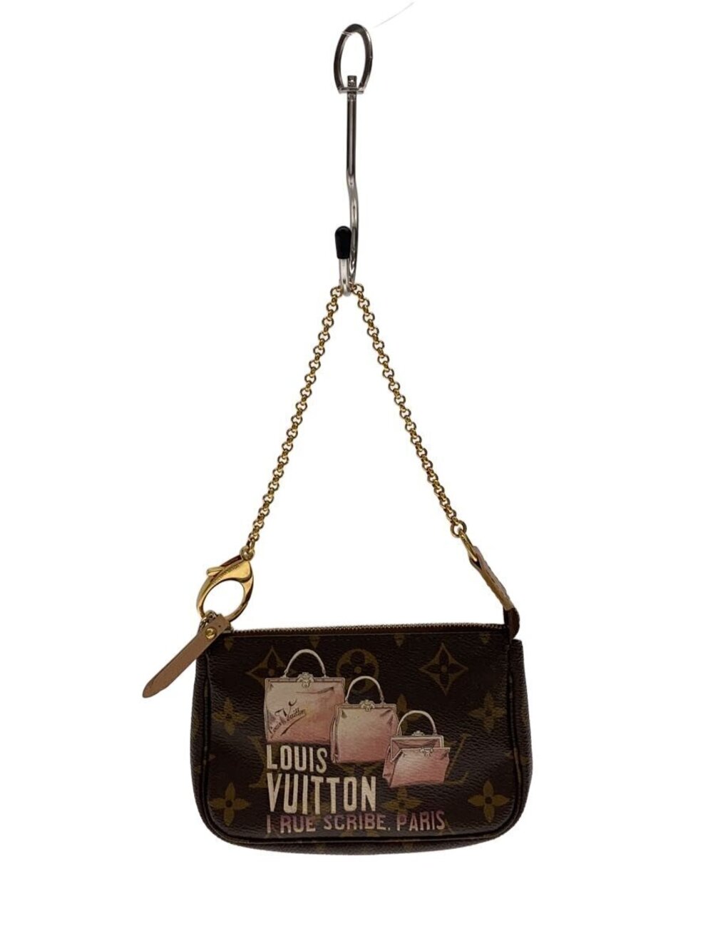 LOUIS VUITTON Pochette Accessoires Monogram Canvas Trunk Collection Brown